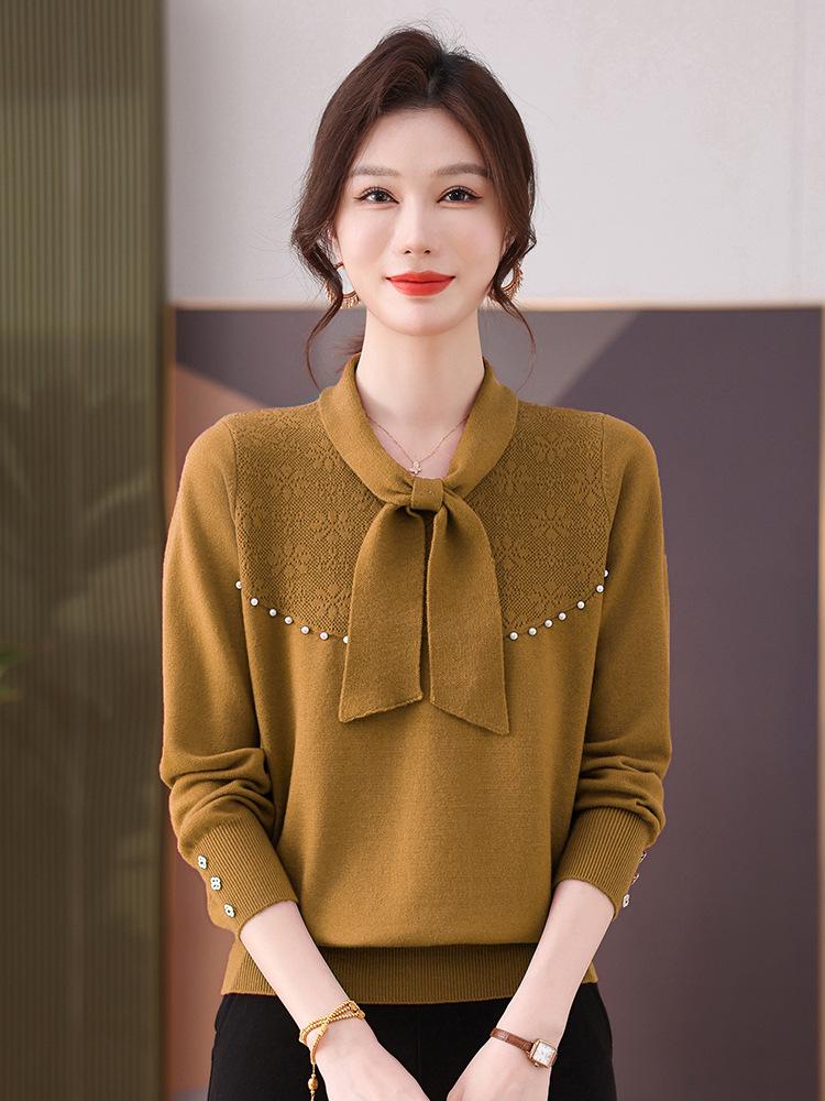 

Женский шерстяной кардиган Осень 2025 - Простой, универсальный дизайн Extra Large