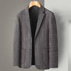 Men's Blazer Coat Fashion Middle-aged Business Casual Professional Wear Casual Loose British Style Sub-trend Four Seasons Suit