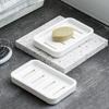 Sponge Soap Holder Tray with Water Tray for Kitchen, Bathroom, Soap Container