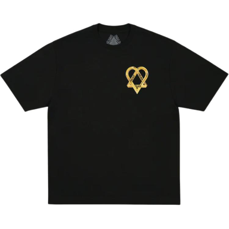 Palace Tri-Gram T-Shirt Black Unisex Tops P29TS091