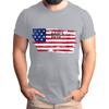 Men's Father's Day Flag Printed T-Shirt Men's Loose Casual Short Sleeve Top