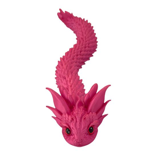 3D Printed Snake Figurine Flexible Articulated Snakes Model Stress Relief Fidget Toy for Home Office Desk Ornament Aquarium Landscape