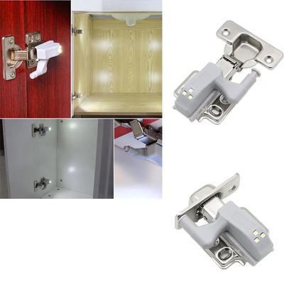 5/10 ST LED Hydrauliskt Gångjärn Ljus Garderobsdörr Skåpljus Hjälpgångjärn Sensorlampa Möbeltillbehör
