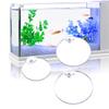 Fish Tank Accessories Betta Training Mirror Acrylic Circle Design for Behavioral Enrichment Aquarium Equipment