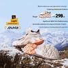 Anta Kids Trendy Fashion Thickened Warm Wear-Resistant Non-Slip Low-Top Boots Kids boots Black White Orange A22446916-1