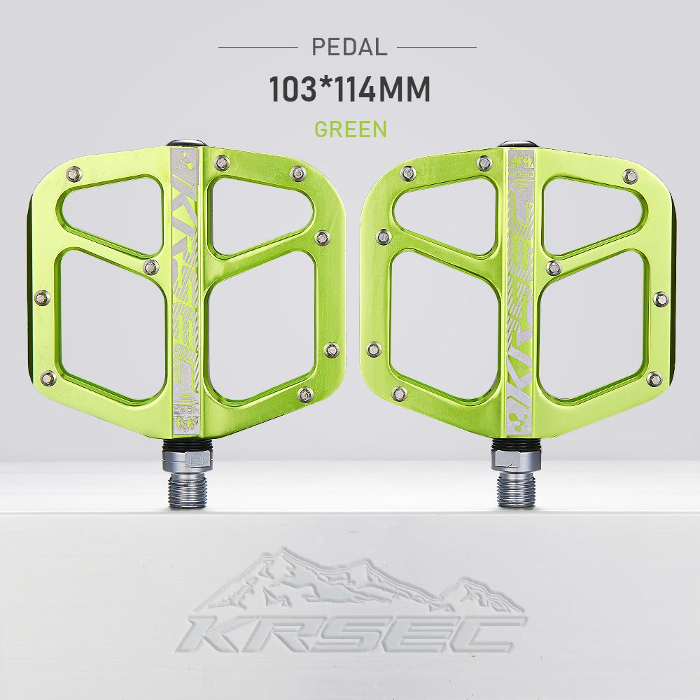 Bike Pedals Mountain Bike Pedal 9/16 Inch Lightweight Bicycle Platform Flat Pedal for BMX MTB Adult Road Bi