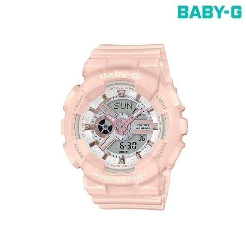 BA-110RG-4ADR Pink Rose Gold Women's Digital Waterproof Watch