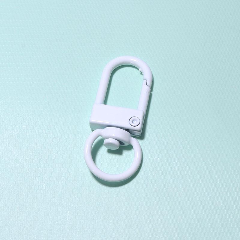 Handmade U-Shaped Painted Door Buckle Keychain Spray Paint DIY Accessory Pendant