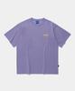 COLUMBIA UNIVERSITY Back Logo S/S T-Shirts_Light Violet