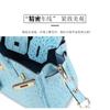 Commercio estero nuova borsa in pelle atmosferica platino borsa a mano con motivo a spina di coccodrillo borsa a spalla singola crossbody alla moda borsa grande da donna