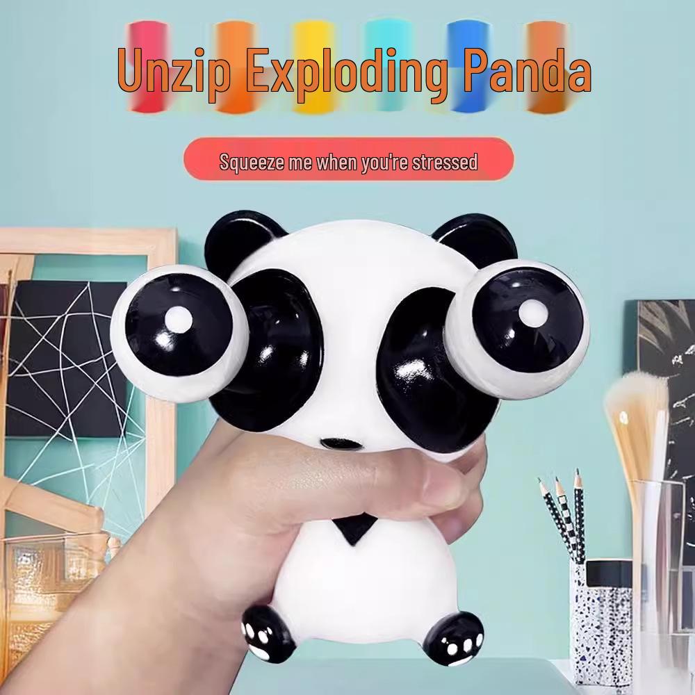 Pop-Eye Dragon Stress Relief Toy - Funny Staring Eye Vegetable Worm for Kids' Decompression and Entertainment