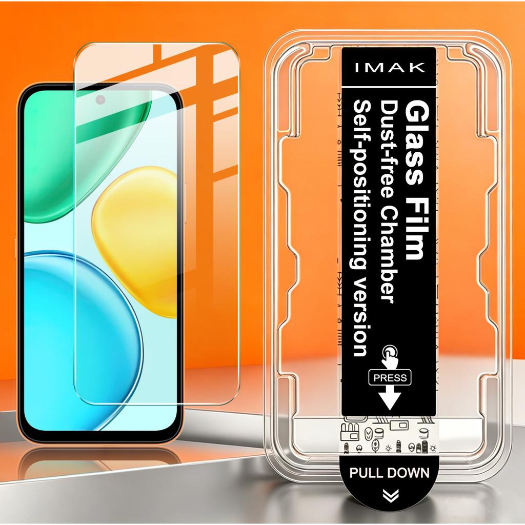 Honor X7e 4G Glass IMAK Dust-free Cabin H Series Tempered Glass Film