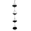 New 1Pcs Water Supply Chain Decoration Outdoor Rain Chain Metal Japanese Style Eaves Drainage Chain Villa Courtyard Rain Chain
