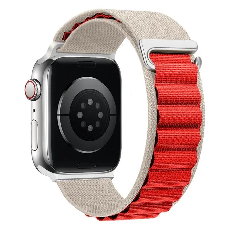 Upgrade Alpine Nylon Strap For Apple Watch Band 11 10 9 8 7 45mm 41mm 42mm 46mm Ultra 3/2 49mm Bracelet Watchband iWatch 6 5 SE
