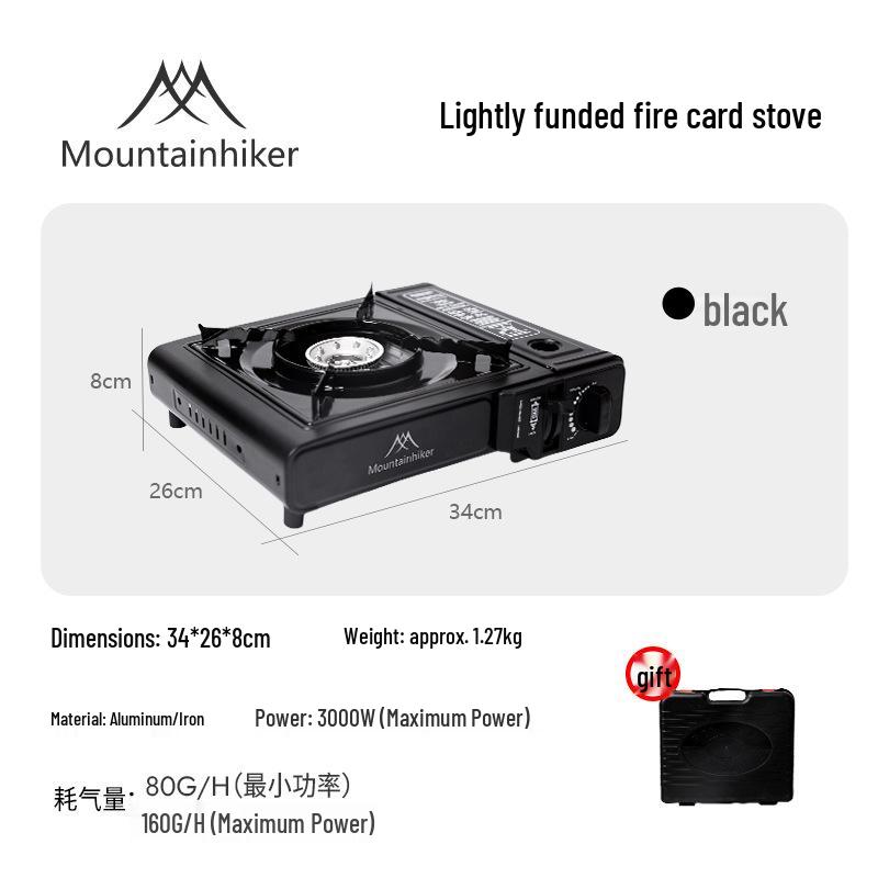 Горный Гостевой Легкий Огонь Портативная Газовая Туристическая Плитка: Компактное походное оборудование для приготовления пищи в формате карты