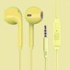 Macaron 3.5mm Wired In-Ear Headphones with Microphone & Heavy Bass