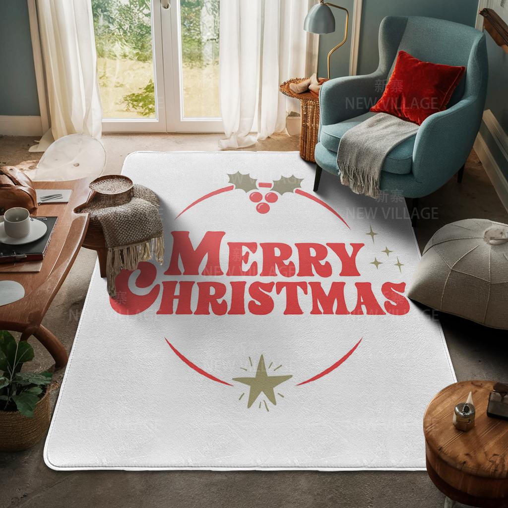 Koberec ke vchodu do domu Rohožka ke dveřím do domu Obývací pokoj Vana Koupelna Protiskluzové koberce s absorpcí vody vana Veselé Vánoce zima