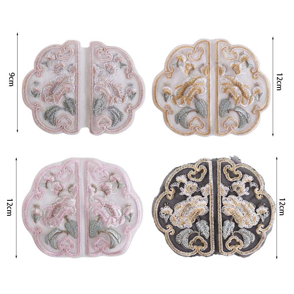 Vintage Chinese Style Embroidery Patches Elegant Clothes Sticker Clothing Applique Sewing