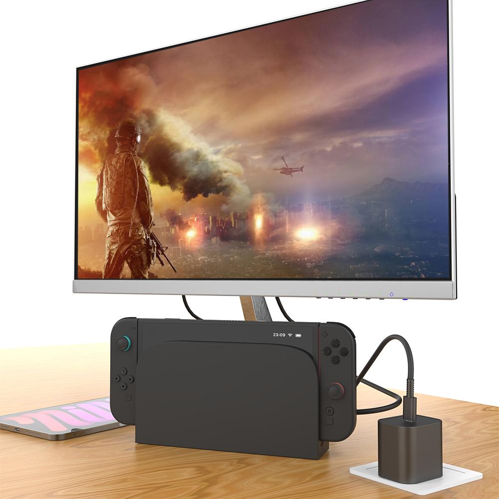 60W Charger AC Power Adapter Charger for Nintendo Switch2 AC Adapter Power Supply with USB C Cable for Switch/OLED US/EU/UK