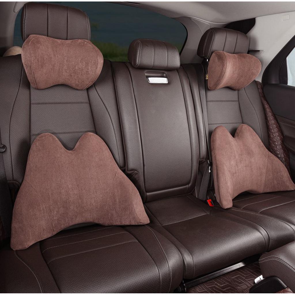 Car Headrest Neck Pillow Memory Cotton Pillow Interior Supplies