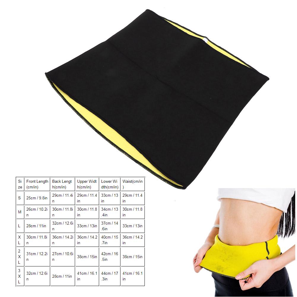 Adult Waistband Sports Yoga Fitness Body Slimming Sweating Waist Abdomen Fixing Belt