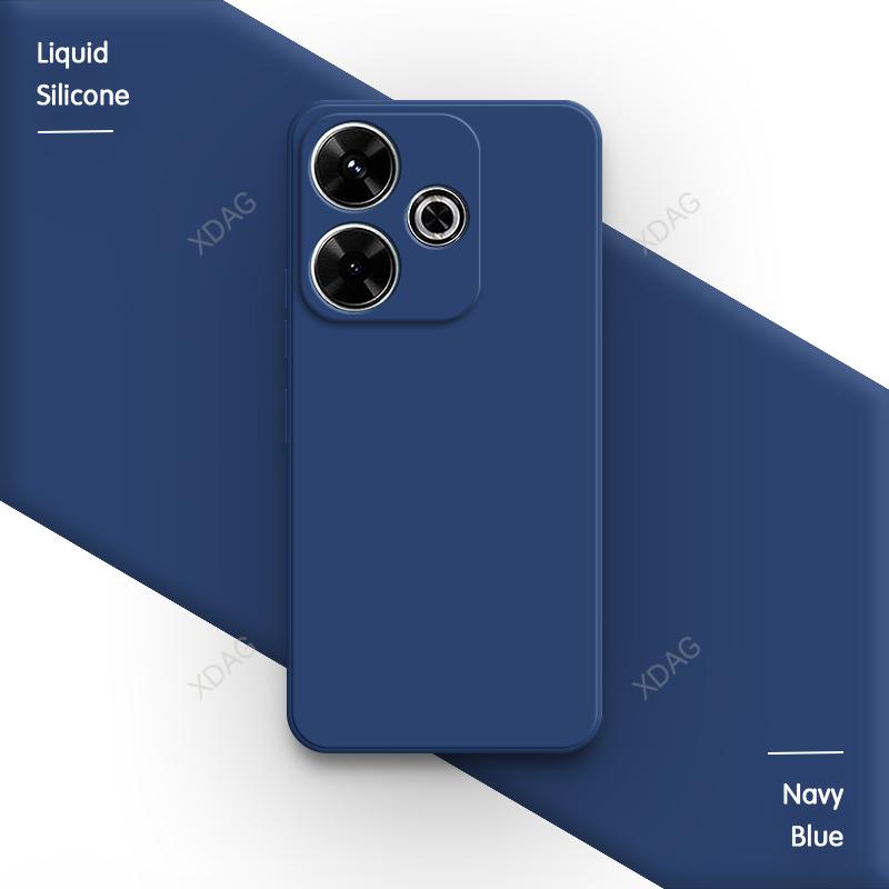 Candy Color Back Cover for Xiaomi Poco M6 Pro Plus M6Pro M6Plus 5G Soft Original High Quality Classic Liquid Silicone Phone Case