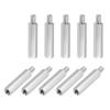 Uxcell Standoffs Hex Nickel Plated PCB Motherboard Spacers for FPV Drones Circuit Silver 10pcs M4x25mm+6mm Male-Female Quadcopts, Computers, Boards,