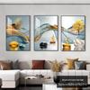 Nordic Minimalist Triptych: Modern Decorative Wall Art for Living Room, Bedroom, or Dining Area