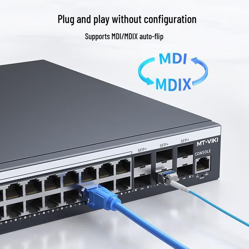 MT-viki Layer 3 Managed 48-Port Gigabit PoE Switch