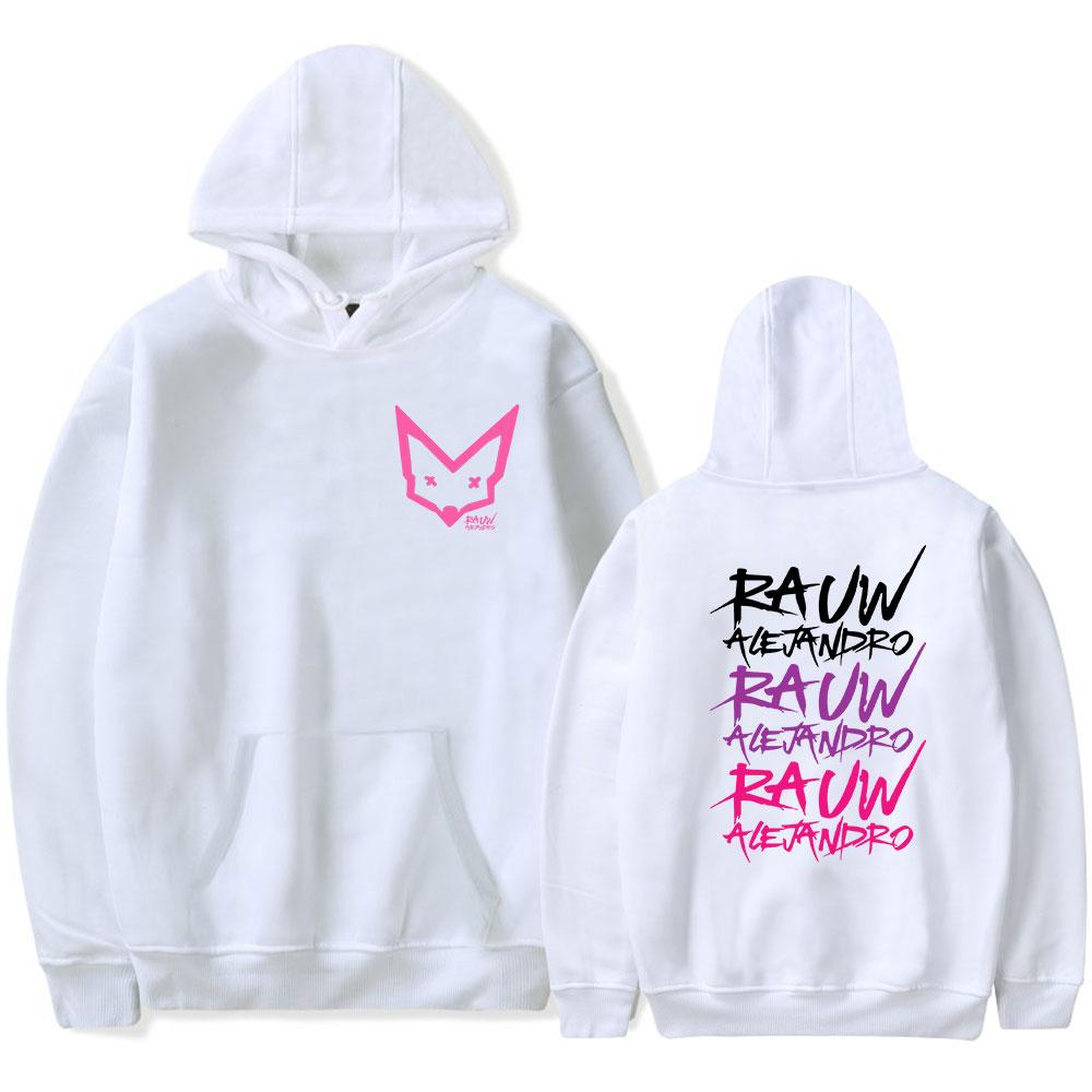 Unisex Rauw Alejandro Hoodie Sweatshirt Letters Printed Streetwear Hoodies for Couples Men Women