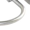 Towel Ring Stainless Steel Wall Mount Punch Free Installation Modern Oval Towel Holder Silver
