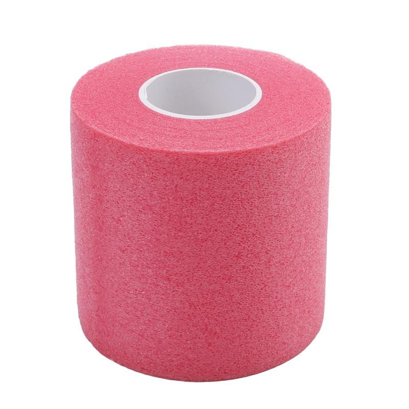 

Foam Underwrap Athletic Tape, Pre-Wrap Sports Foam Bandage For Ankle Wrist Knee, Shock Absorbent & Breathable Protection Tape 6cmx20m рожевий червоний колір