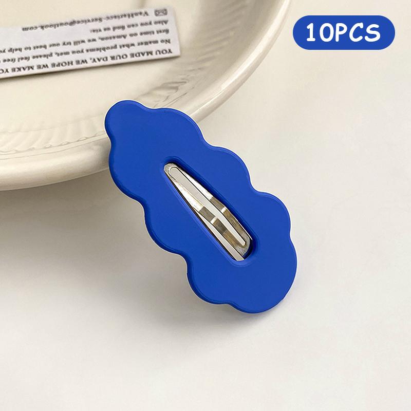 10PCS Fashion Women Hair Accessories Candy Color Hairpin Cloud Fairy Hair Clip Spring Summer Style Barrette Girls Headdress
