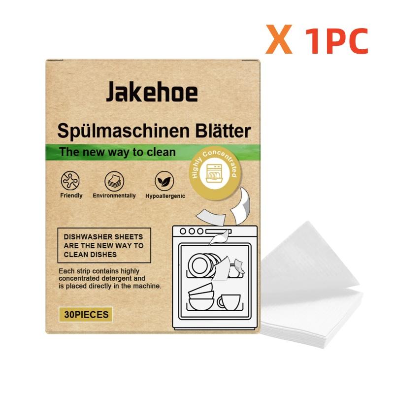 Gentle Multi Effect Dishwasher Tablets Grease Stain Eliminator Brightening Cookware Household Dish Washing Cleaning Supplies 1 box