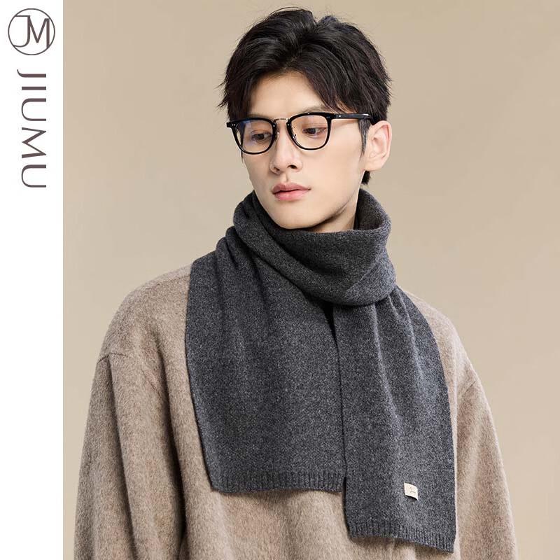 

JIUMU WY182-1 Unisex Thick Wool Scarf One Size
