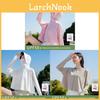 Ultraviolet Protection Shawl For Women With Breathable Ice Silk Fabric For Summer Sun Shielding