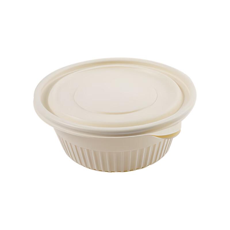 800ml Round Degradable Corn Starch Takeaway Bowls