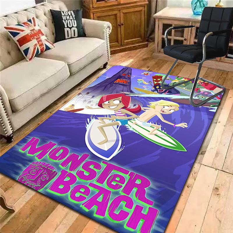 Monster Beach Rug Floor Mat for Living Room or Bedroom Soft and Comfortable Carpet a Gift for Birthday and Holiday.DFF0925293