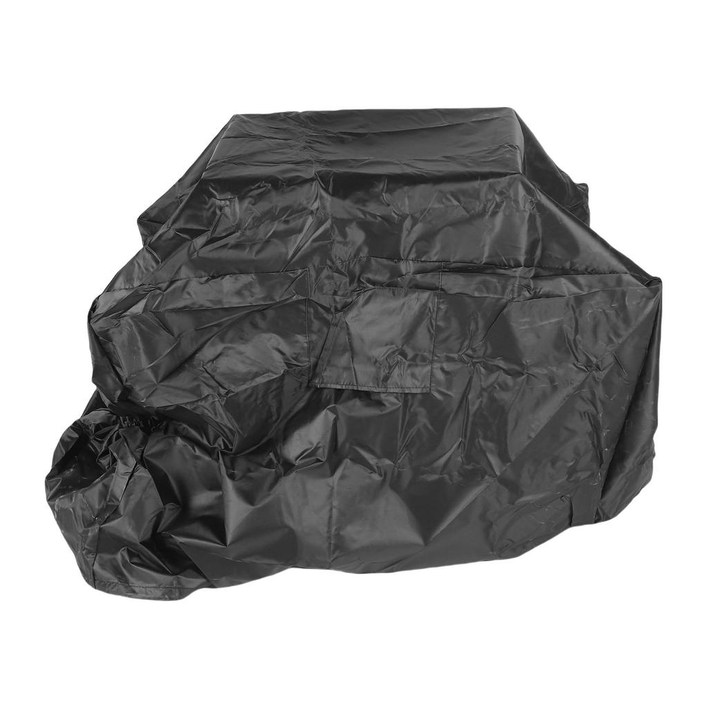 Abdeckung für Außenpoolheizung Wasserdicht Winter Schwimmbad Wärmepumpenabdeckung 420D Oxford-Gewebe Silberbeschichtet Schwarz