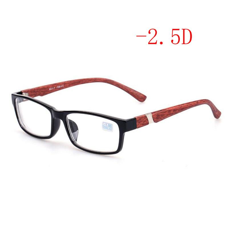 -1 -1.5 -2 -2.5 -3 -3.5 -4 -4.5 -5 -5.5 -6.0 Plastic Frame Resin Lens Finished Myopia Glasses Men Women Shortsighted Eyeglasses