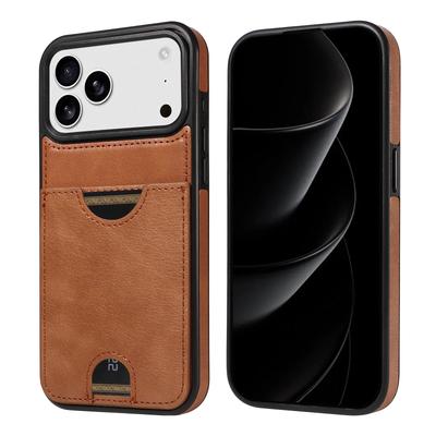 Magnetic Vertical Cards Solt Wallet Leather Phone Case For iPhone 17 Pro Max 16 Plus 15 14 13 12 11 Shockproof Pocket Bag Cover