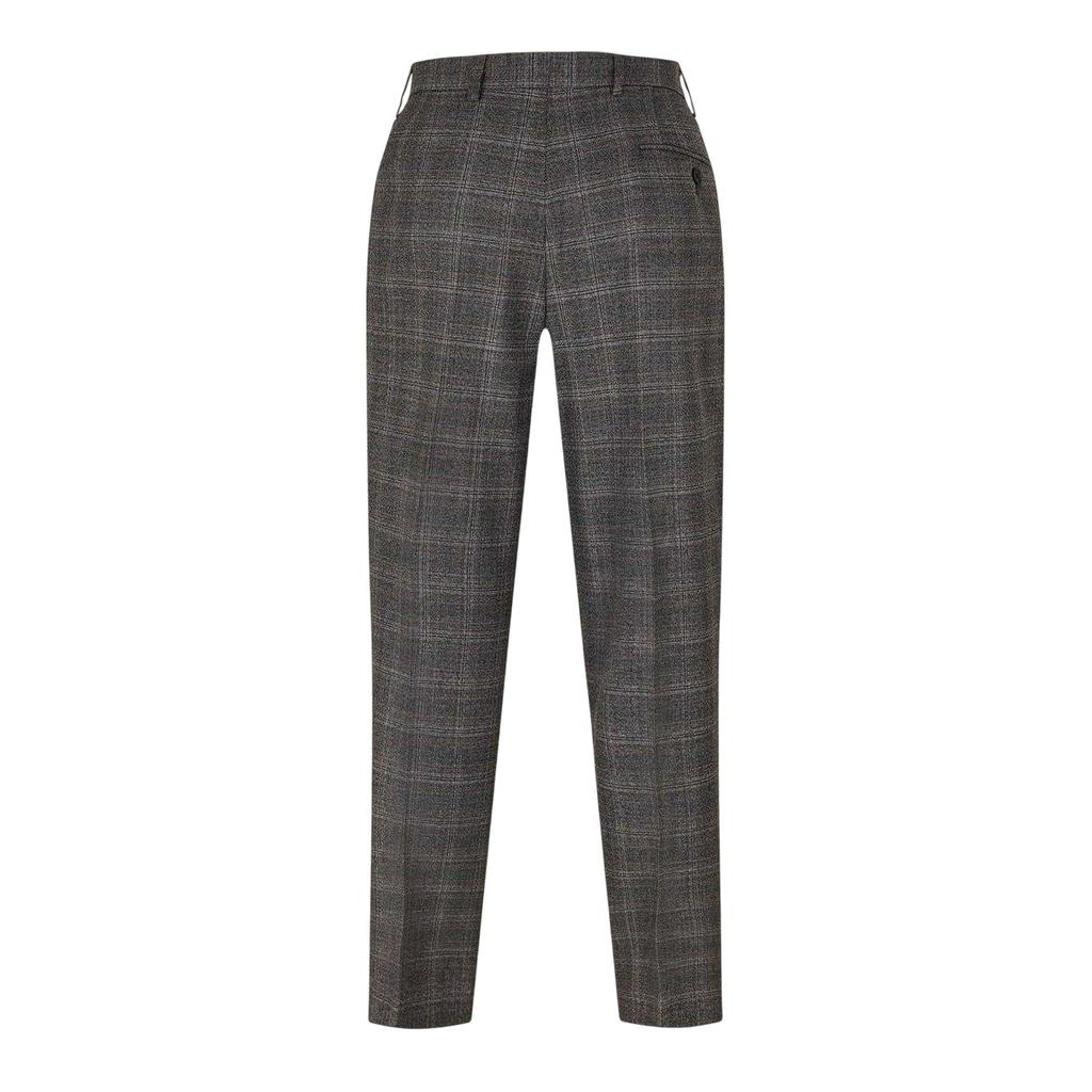 Ted Baker Mens Plaid Straight Trousers