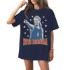 Family Matching Casual Letter Print Short Sleeve T-Shirt for Adults and Kids