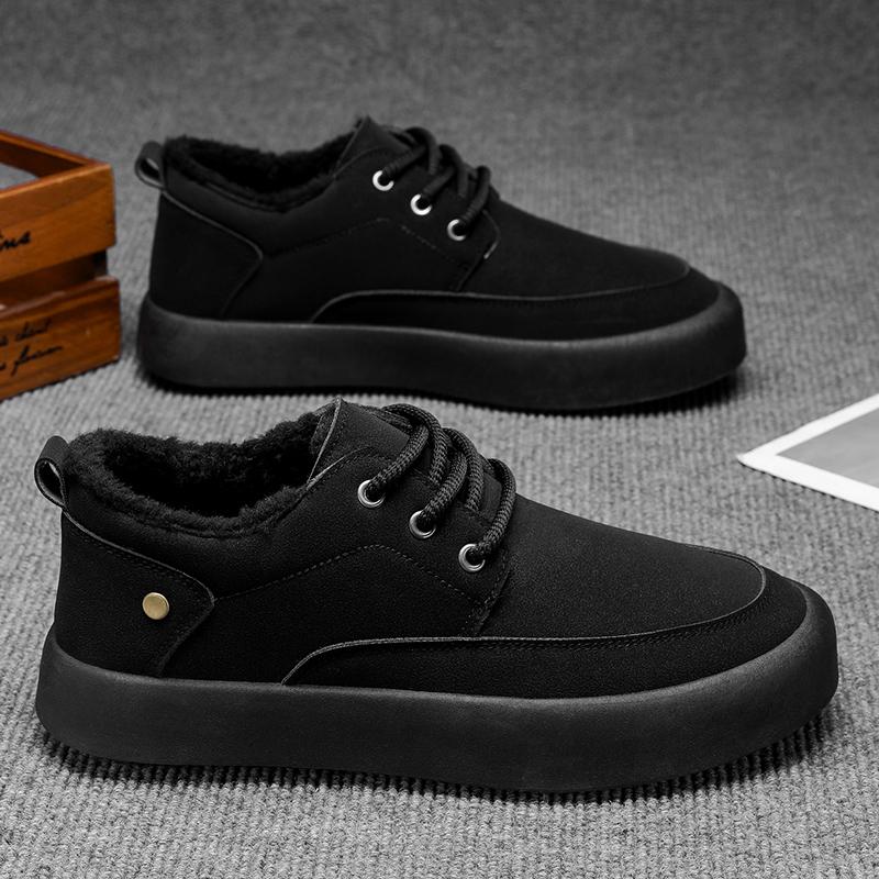 HX winter new cotton shoes piled thickened warm casual sports men's shoes