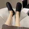 Fashion Fashionable and Warm Women's Shoes 2024 Soft Sole Temperament Winter Plush and Warm Women's Shoes Versatile and Comfortable Traf