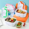 Portable Electric Heated Lunch Box for Home and Car Use with Plastic Inner Liner
