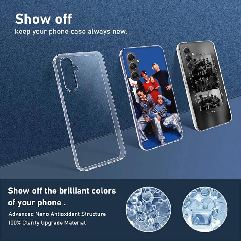 Backstreet Boys BSB Soft Phone Case For Samsung A17 A56 A55 A35 A36 A26 A25 A15 A16 Galaxy Note 20 10 9 8 A70 A50 A40 A30 A20E A