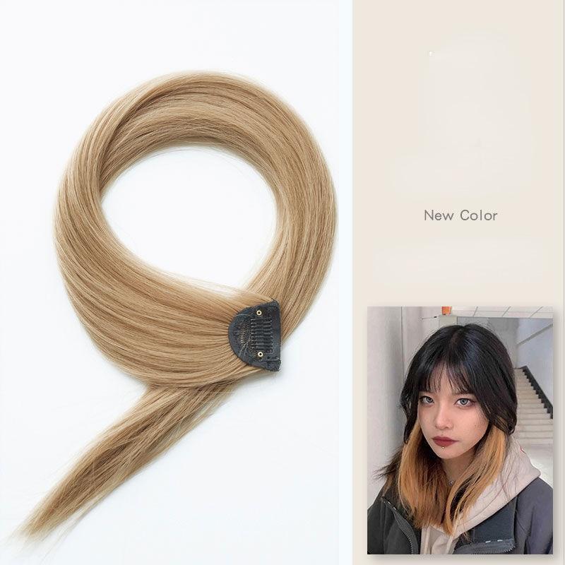 1pc Synthetic Hairpad Hair Extension Clip Straight Hanging Ear Wig Clip Women Hair Extension Tool Accessories Hairpiece Hairpin