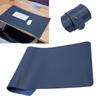 Multifunctional Table Mat Soft Waterproof and OilProof Leather Writing Desk Mouse Pad(Pink )