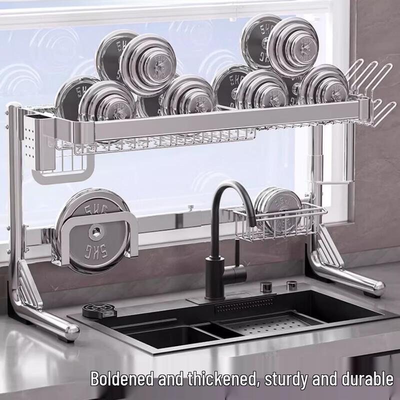 Extendable Countertop Sink Storage Rack